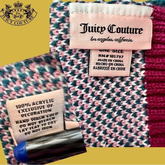 Juicy couture animal print scarf NWT - Picture 5 of 8